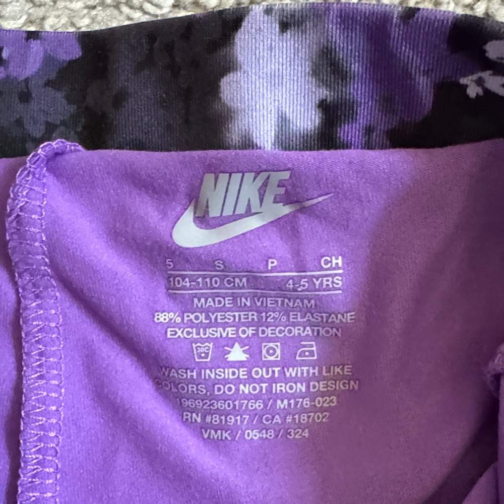 Nike Kids 3 pc Set - Purple and Black - Picture 12 of 13